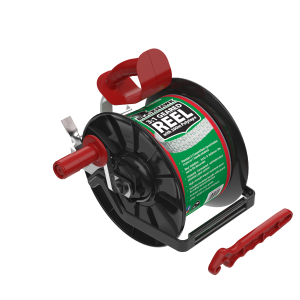 3:1 Black Hawk Geared Reel with 200m of Polytape with guard