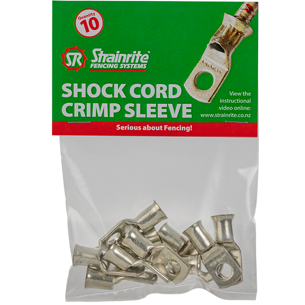 Shock Cord Crimp Sleeves Bag of 10 Strainrite Australia