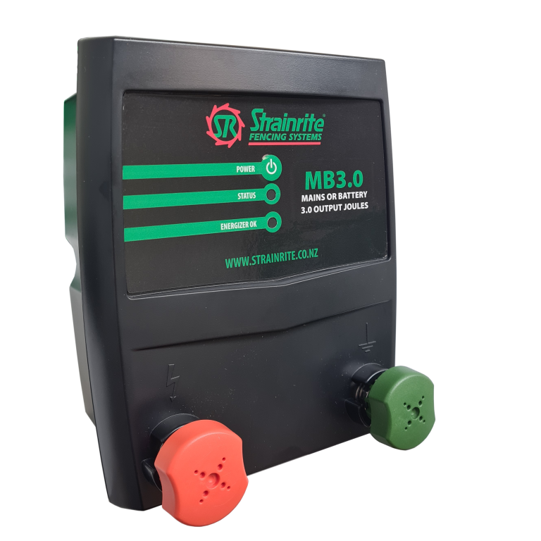 MBX Series Mains or Battery IP Energizer - Strainrite Australia